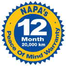NAPA's Peace of Mind Nationwide Warranty